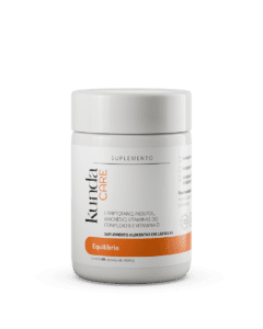 Suplemento Equilíbrio Kunda Care – suporte nutricional para equilíbrio hormonal e bem-estar na menopausa.